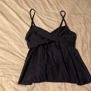 Ladies Black bathing suit top - size L